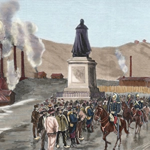 History of France. Decazeville strike