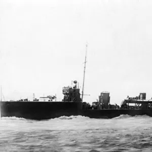 HMS Beaver, British destroyer at sea, WW1