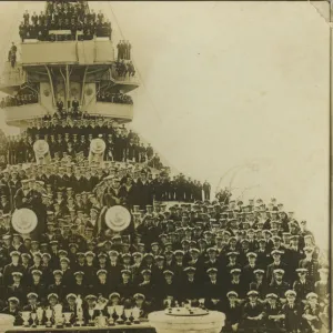 HMS Benbow - Iron Duke Class Battleship with Crew