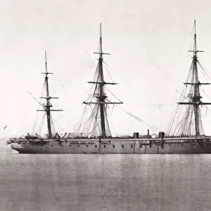 HMS Black Prince, Warrior Class battleship, launched 1861