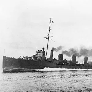 HMS Broke, British destroyer, WW1