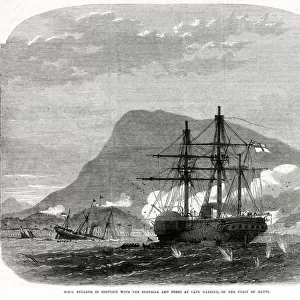 HMS Bulldog in conflict at Cap-Haitien