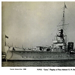HMS Cairo, Flagship of Rear-Admiral G. H. Borrett, C. B