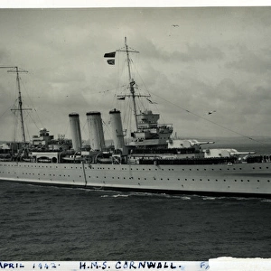 HMS Cornwall, British heavy cruiser