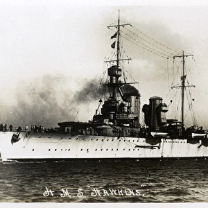 HMS Hawkins, British heavy (armed) cruiser