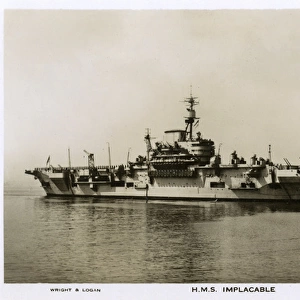 HMS Implacable, British aircraft carrier