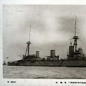 HMS Indefatigable, British battle cruiser