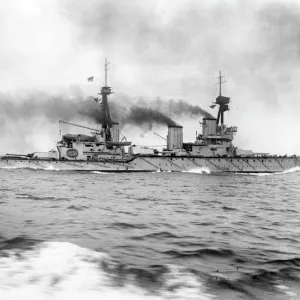 HMS Inflexible, British battlecruiser, WW1