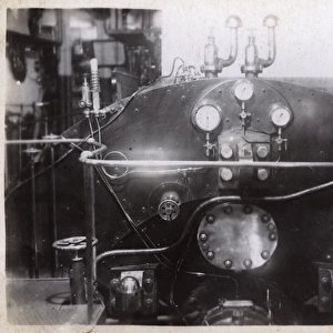 HMS Marlborough - A section of the engine room