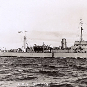 HMS Sutton, British minesweeper