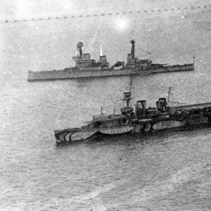 HMS Vindictive aircraft carrier, WW1