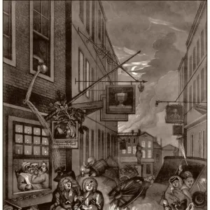 Hogarth, Four Times of the Day, Night