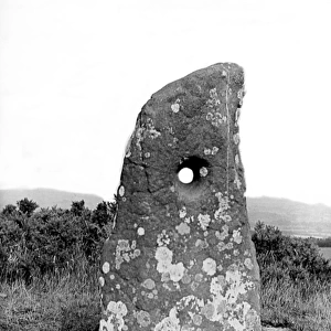 Hole Stone, Doagh, Co. Antrim, a standing stone