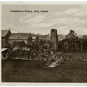 The Holy Island of Lindisfarne - The Priory ruins