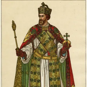 Holy Roman Emperor - wearing the Imperial Crown