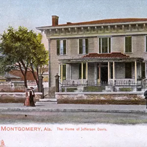 The Home of Jefferson Davis - Montgomery, Alabama, USA
