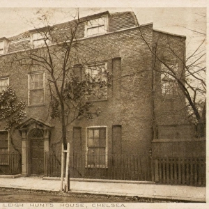Home of poet Leigh Hunt, Chelsea, London, England