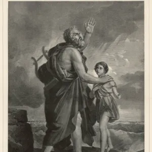 Homer with Young Boy