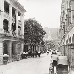 Hong Kong (China) c. 1880 s, street scene