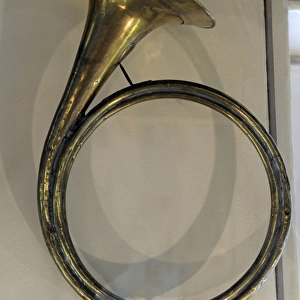 Horn. Brass instrument. Germany, 1747. Museum of History