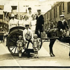 Horse & Dairy Cart, Wallsend, Northumberland