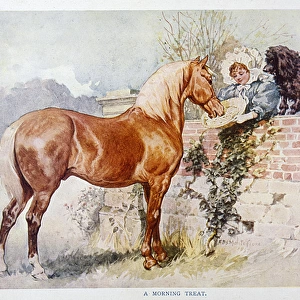 Horse and Girl 1890S