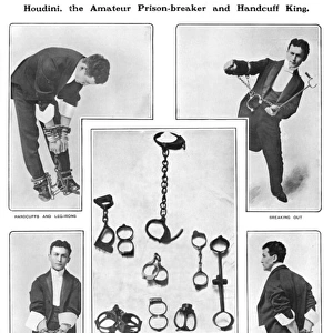 Houdini the amateur prison breaker and handcuff king