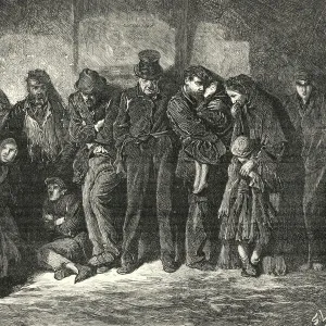 Houseless and Hungry by Luke Fildes