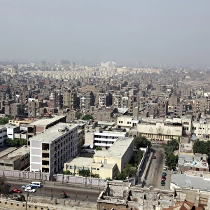 Housing and the city Skyline of Cairo, Egypt