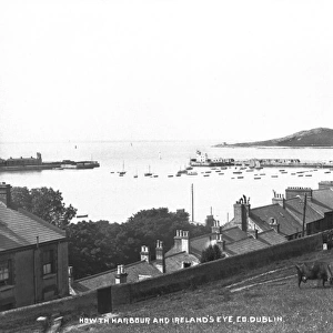 Howth Harbour and Irelands Eye, Co. Dublin