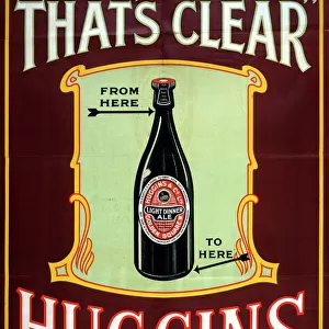 Huggins Beer advert