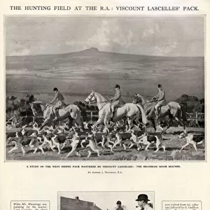 The Hunting Field at the R. A. - Viscount Lascelles Pack