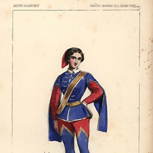 A hussar in L Etoile du Nord at the Opera Comique
