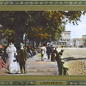 Hyde Park Corner from Rotten Row, London