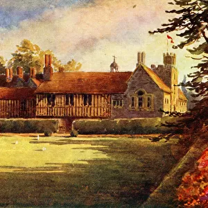 Ightham Mote, Kent, North Front from the Bowling Green
