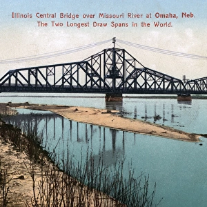 Illinois Central Bridge, Omaha, Nebraska, USA
