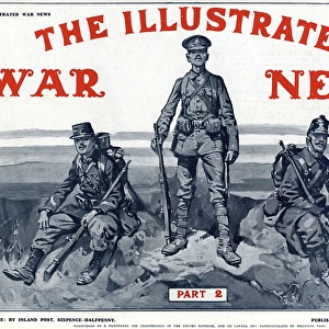 Illustrated War News front cover, Allied soldiers, Aug 1914