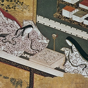 Illustration of the Genji Monogatari Emaki (The