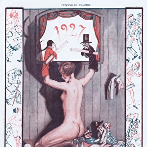 Illustration from Paris Plaisirs number 54, December 1926 B