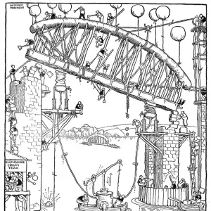 Illustration, Railway Ribaldry by W Heath Robinson