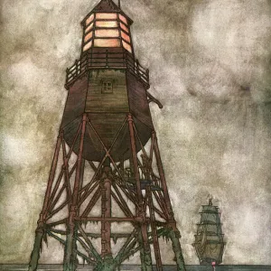 Illustration, A Song of the English, Lighthouse