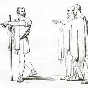 Illustration, Timon of Athens, by William Shakespeare