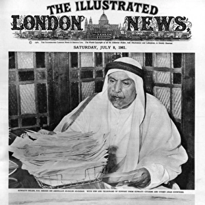 ILN cover - Kuwait and its ruler, 1961