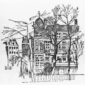 Print of the IMechE Headquarters Building Print of the IMechE Headquarters Building