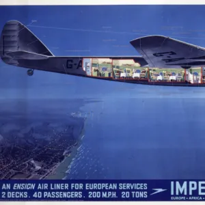 Imperial Airways poster