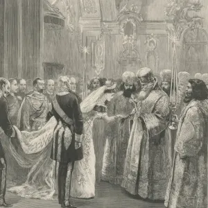 The Imperial wedding at St. Petersburg
