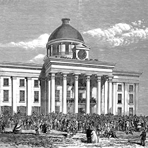 Inauguration of Jefferson Davis as President, 1861