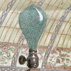 Incandescent giant lamp, model of the Edison type bulb. Expo
