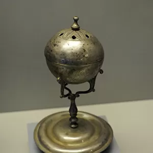 Incense burner (Sahumador). Silver. 19th century. Argentina