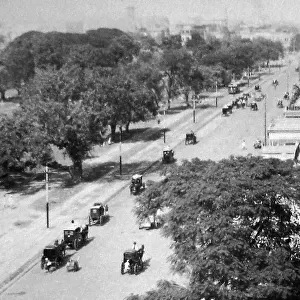 India - Chowringhee Road Calcutta early 1900s